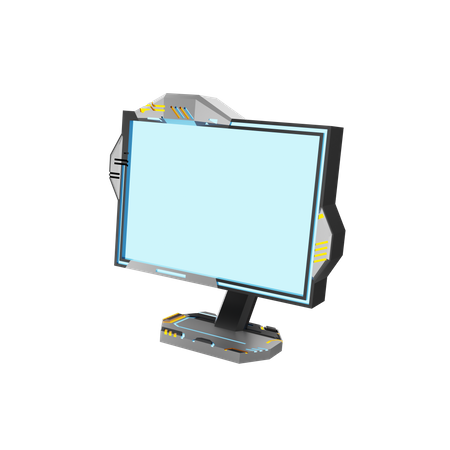 Monitor  3D Icon