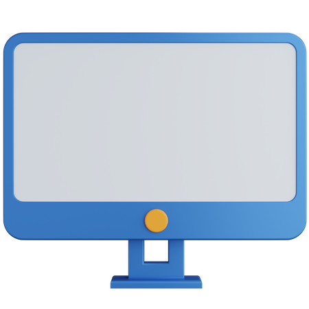 Monitor  3D Icon