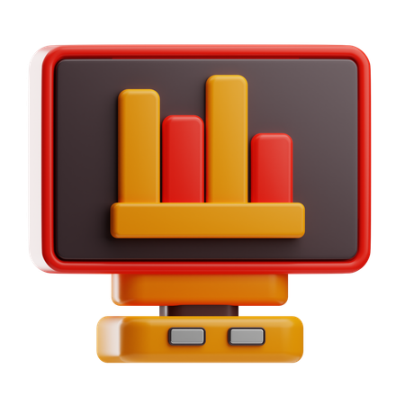 Monitor  3D Icon