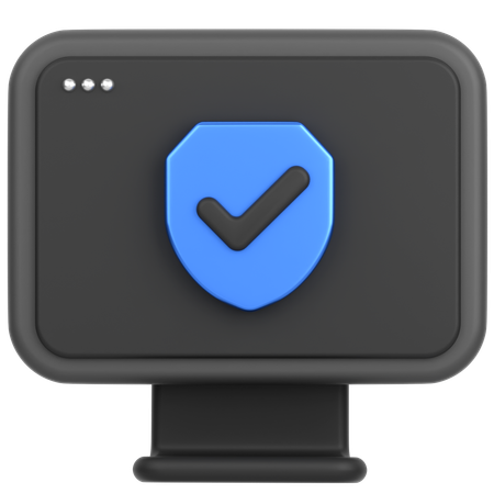 Monitor  3D Icon