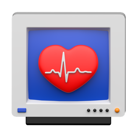 Monitor  3D Icon