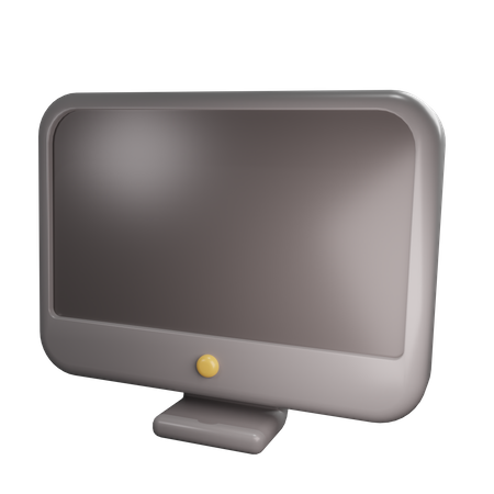 Monitor  3D Icon
