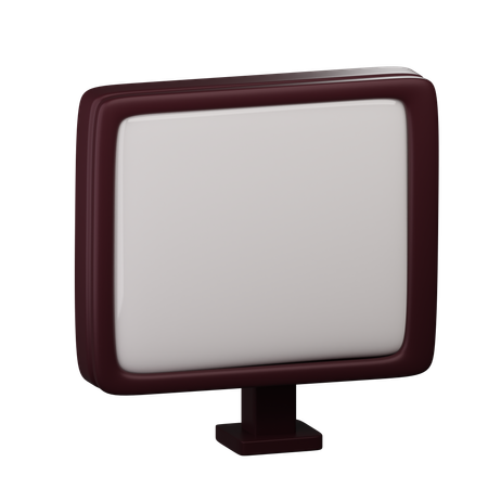 Monitor  3D Icon