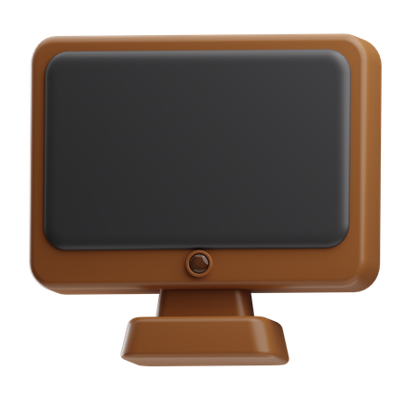 Monitor  3D Icon