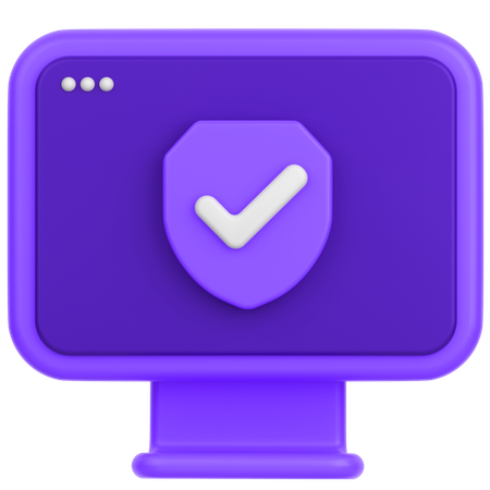 Monitor  3D Icon