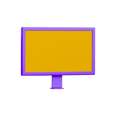 Monitor  3D Illustration