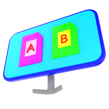 Monitor Ab  3D Icon