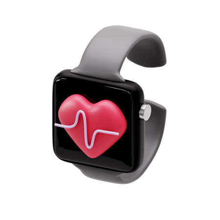 Monitor cardíaco  3D Icon