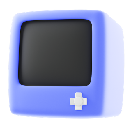 Monitor clasico  3D Icon