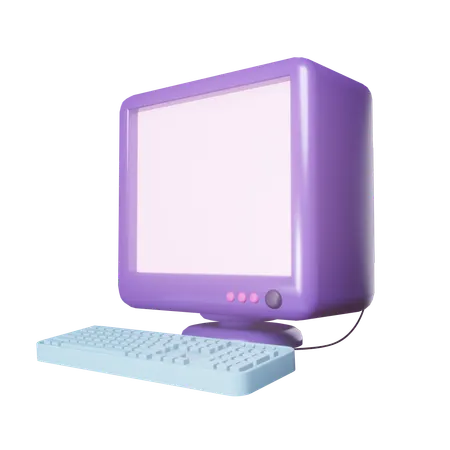 Monitor Crt  3D Icon