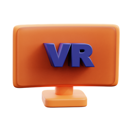 Monitor curvo  3D Icon