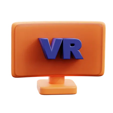 Monitor curvo  3D Icon