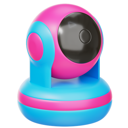 Monitor de bebe  3D Icon