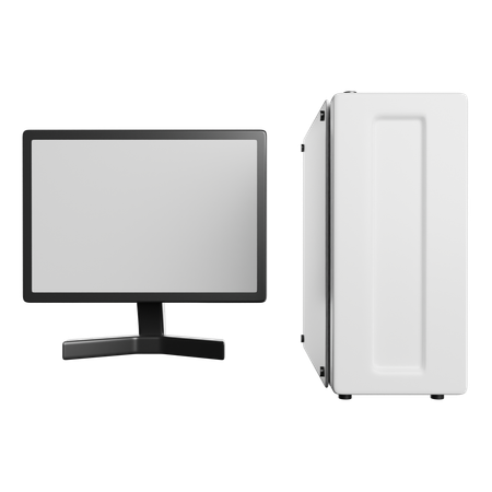 Monitor de computador  3D Icon