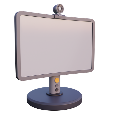 Monitor de computador  3D Icon