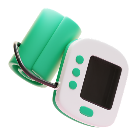 Monitor de pressão arterial  3D Icon
