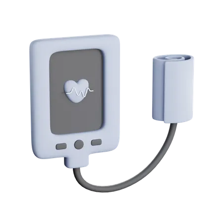 Monitor de pressão sanguínea  3D Icon