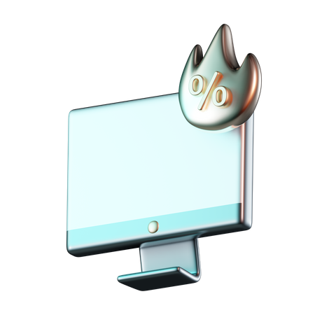 Monitor Hot Sale  3D Icon