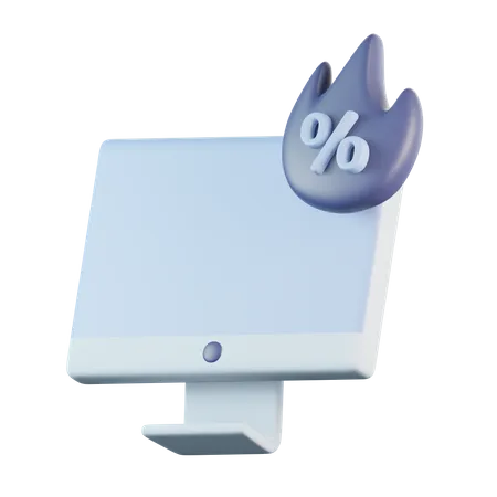 Monitor Hot Sale  3D Icon