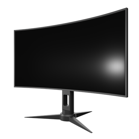 Monitorear juegos  3D Icon