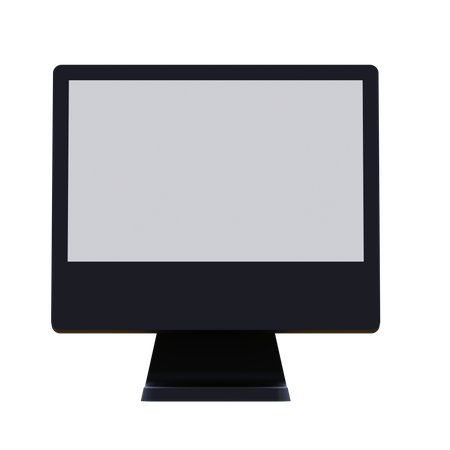 Monitor Mockup  3D Icon