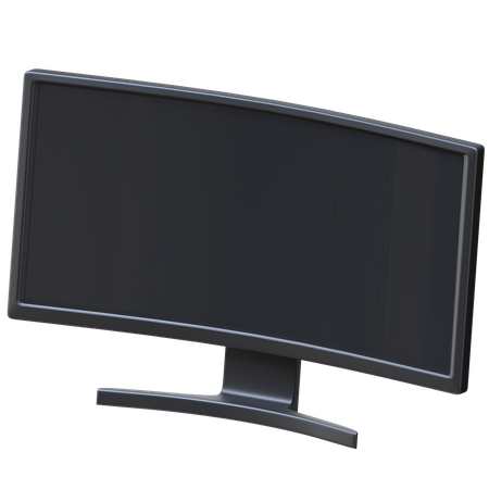 Monitor ultraancho  3D Icon