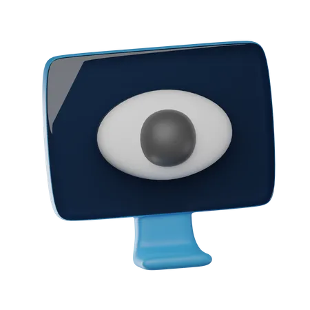 Monitoramento ocular  3D Icon