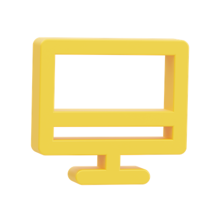 Monitoranzeige  3D Icon