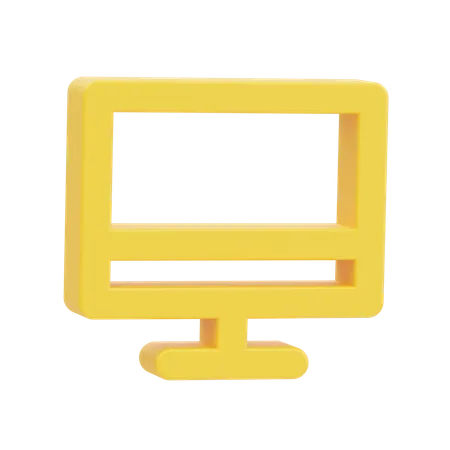 Monitoranzeige  3D Icon