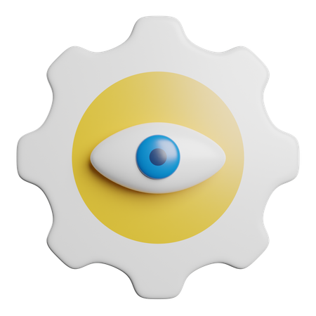 監視  3D Icon
