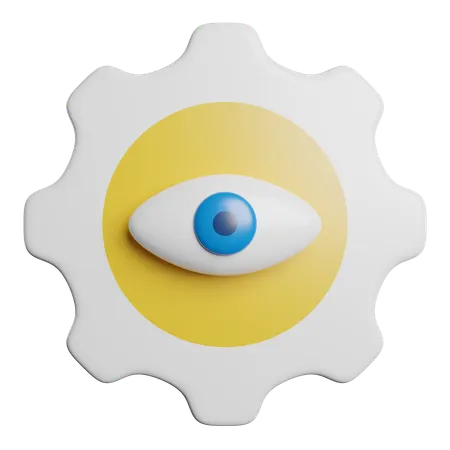 Monitoring  3D Icon