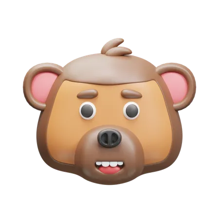 Monkey Animoji  3D Icon