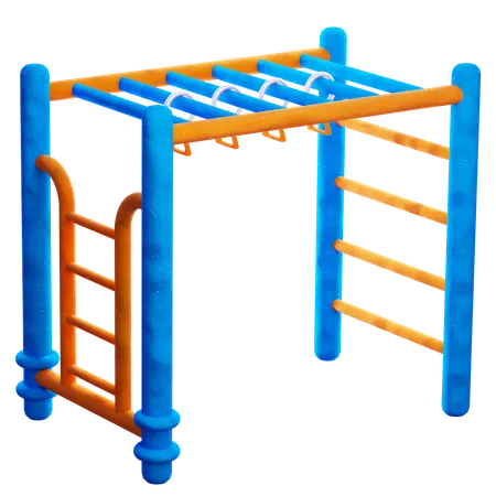 Monkey Bar For Playground 3D Icon