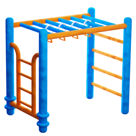 Monkey Bar  3D Icon