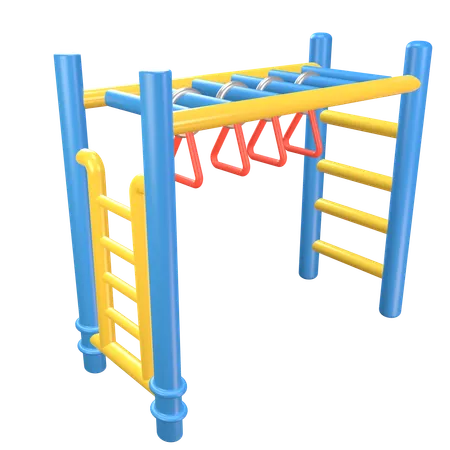 Monkey Bar  3D Icon