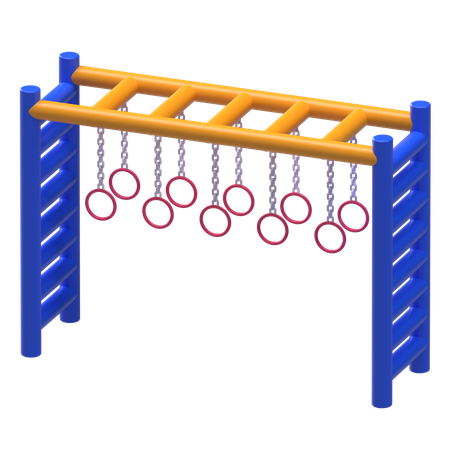 Monkey Bar Set  3D Icon