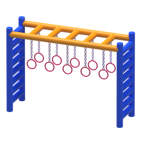 Monkey Bar Set  3D Icon