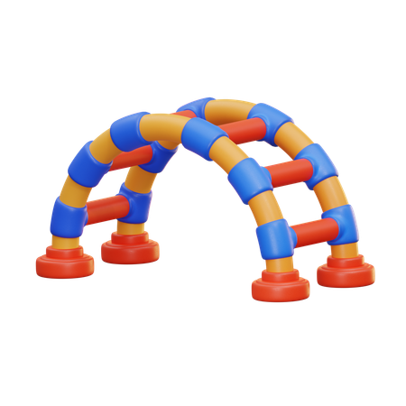 Monkey Bars  3D Icon