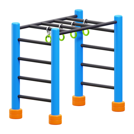 Monkey Bars  3D Icon