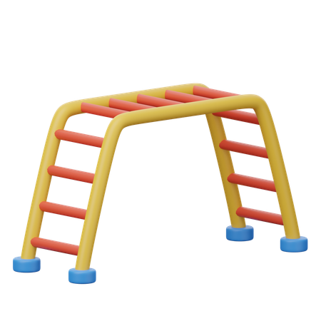 Monkey bars  3D Icon