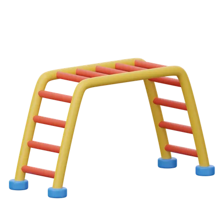 Monkey bars  3D Icon