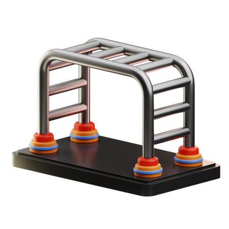 Monkey bars  3D Icon