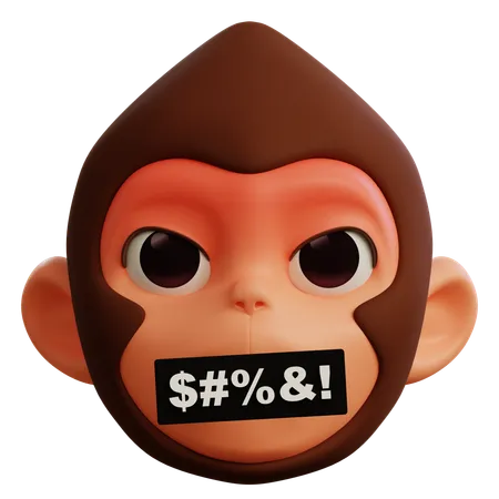 Monkey Curse  3D Icon
