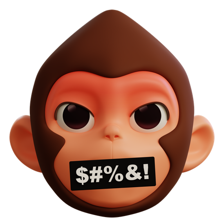 Monkey Curse  3D Icon