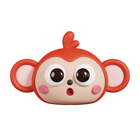 Monkey Face  3D Emoji