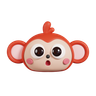 monkey 3d illustration