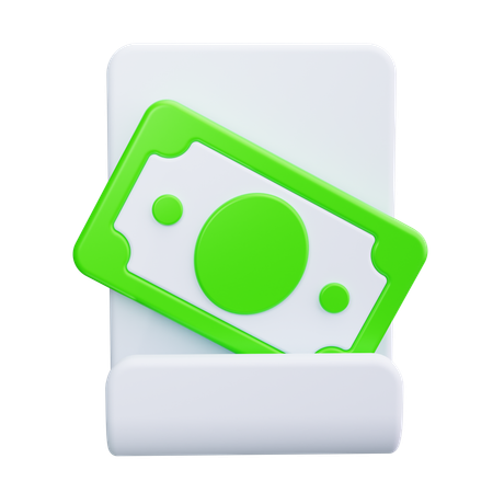 Billet de banque  3D Icon