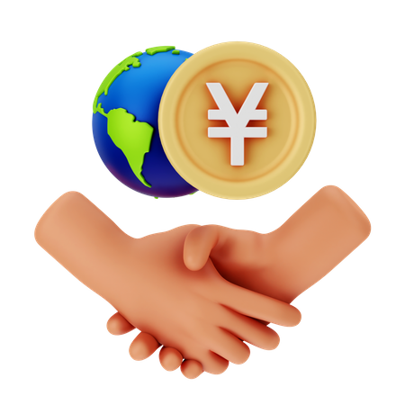 Monnaie mondiale  3D Icon