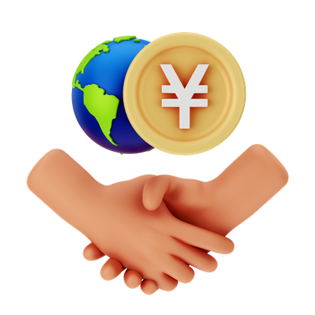 Monnaie mondiale  3D Icon