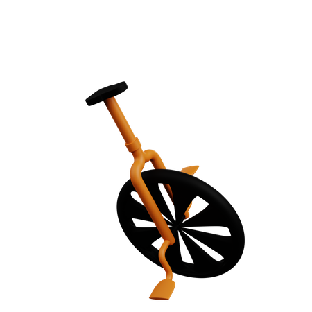 Ciclo mono  3D Illustration